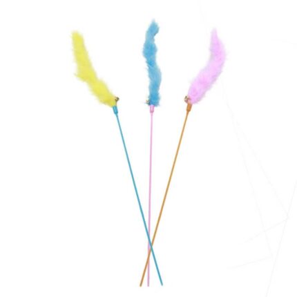 JUGUETE PARA GATOS "BARA C/PLUMA"