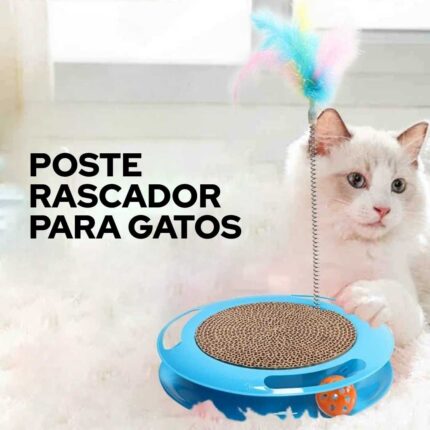 BANDEJA DE JUEGO DE PAPEL CORRUGADO DOBLE -AZUL-