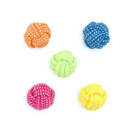 BOLA DE CUERDA DE ALGODÓN-SMALL-6 CM